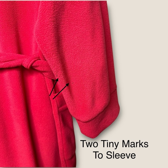 LL Bean Kids Fleece Robe Unisex Red Size: Large 14-16 Item ID 212316 Comfort - Picture 9 of 13